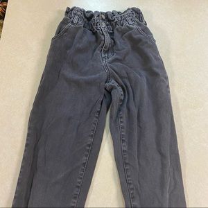 Black Pacsun Paperbag Mom Jeans